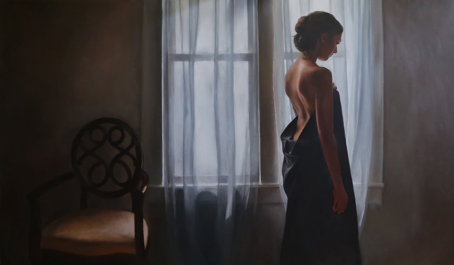"Blue Window," created in 2017. (Courtesy Oh Olive Creative)