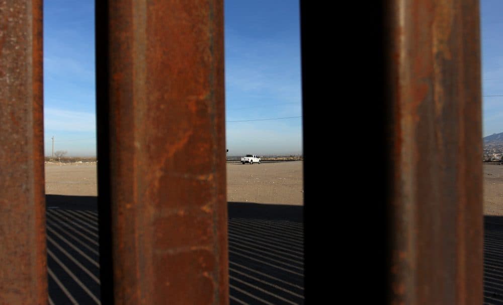 A U.S. patrol is pictured through the border wall that divides Mexico from the United States, in Ciudad Juarez, Chihuahua state, Mexico, Jan. 19, 2018. (AFP/Getty Images)