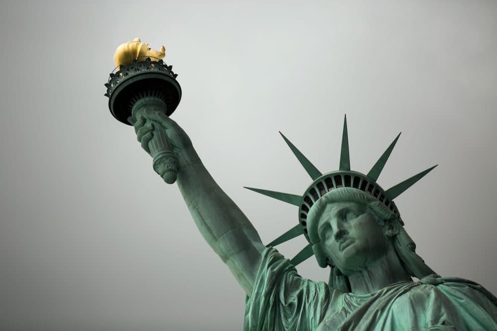 A view of the Statue of Liberty, Aug. 8, 2017 in New York City. Immigration continues to be a hotly debated topic in the United States during the Trump administration. (Drew Angerer/Getty Images)