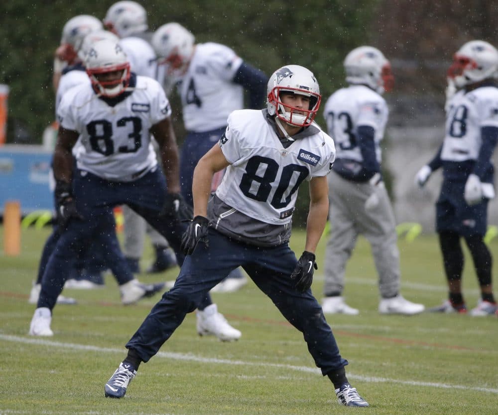 New England Patriots wide receiver Danny Amendola is a former practice player who beat the odds, turning time on the Dallas and Philadelphia practice squads into a lengthy NFL career. (Steven Senne/AP)