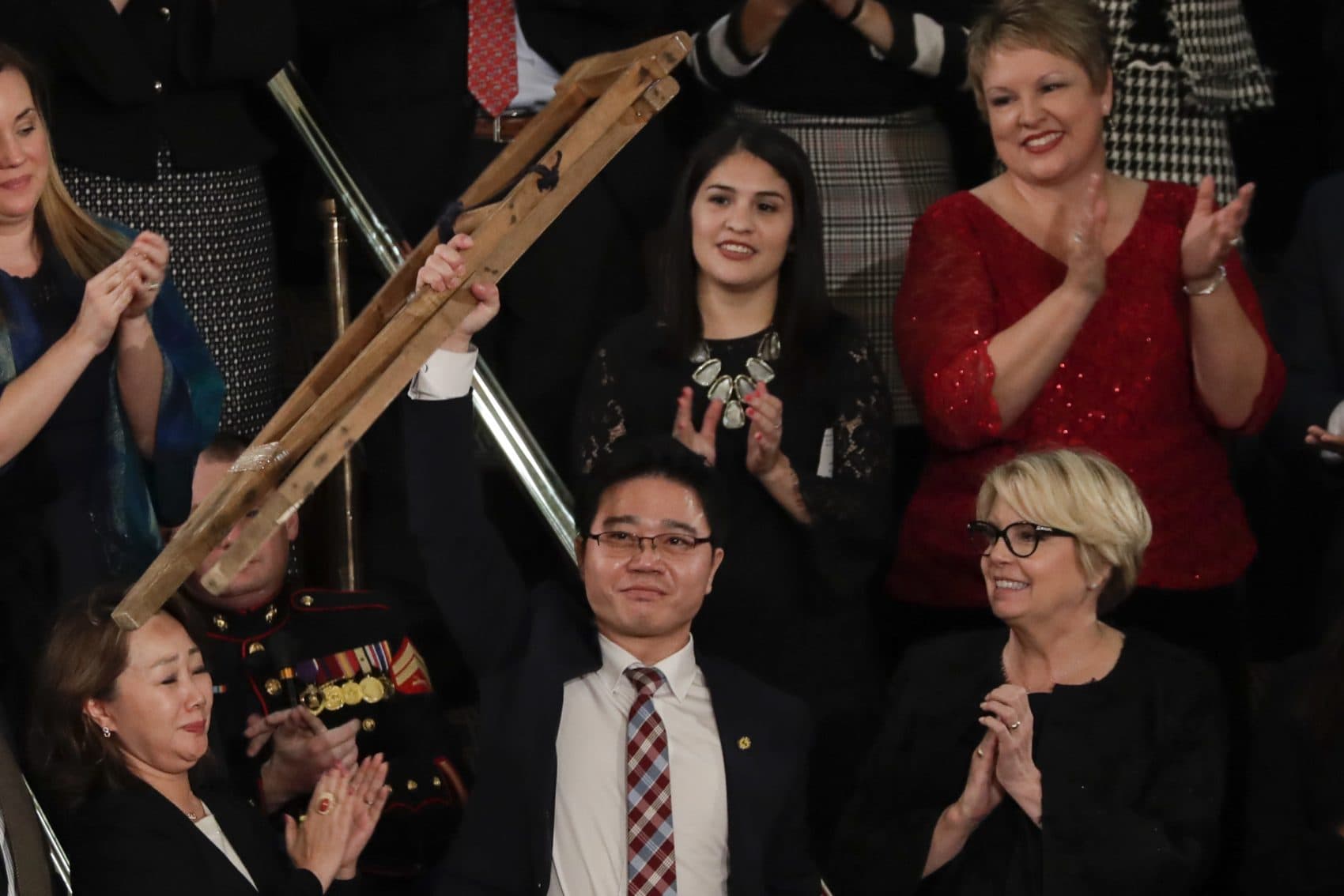 Trump's SOTU Guests Bridge Partisan Divide, But On Substance Rift Remains