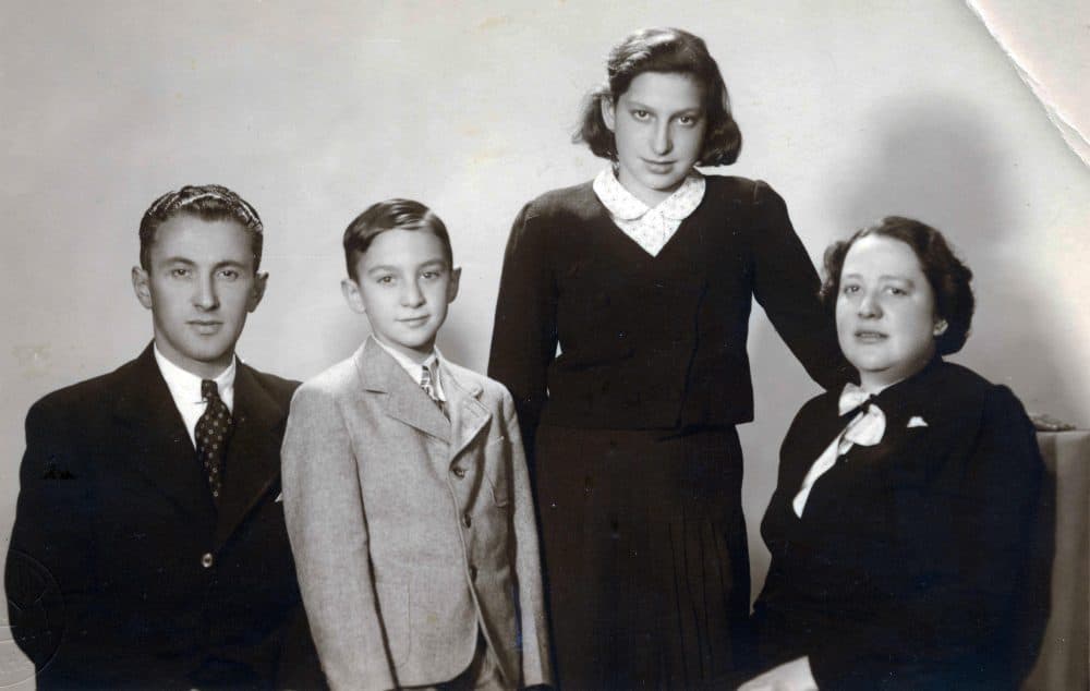 Rachael Cerrotti's grandmother, Hana, and her family pictured in Prague, 1939. (Courtesy of Rachael Cerrotti)
