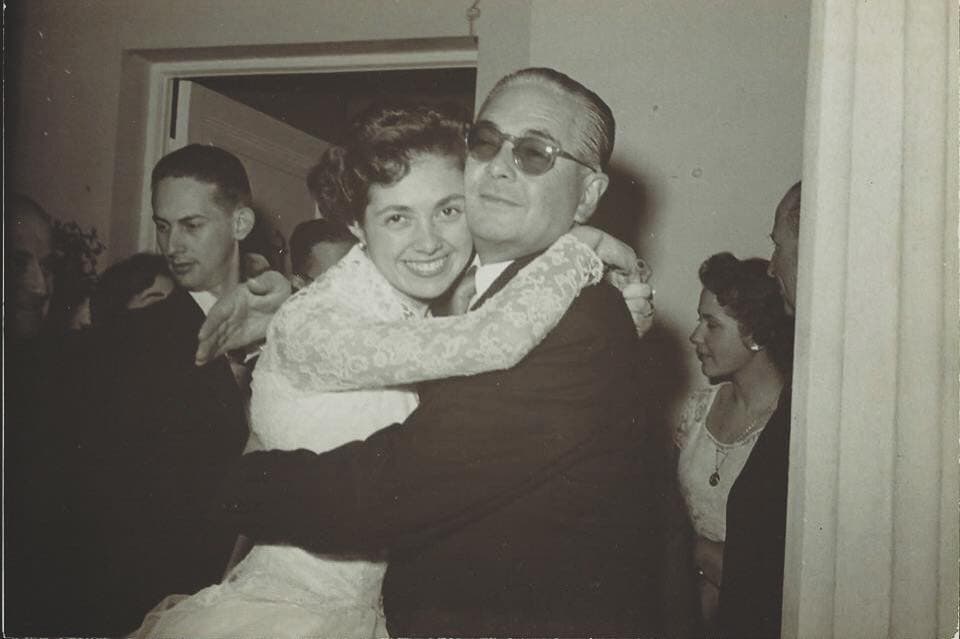 Alvarez with her husband. (Courtesy Silvia Dominguez)