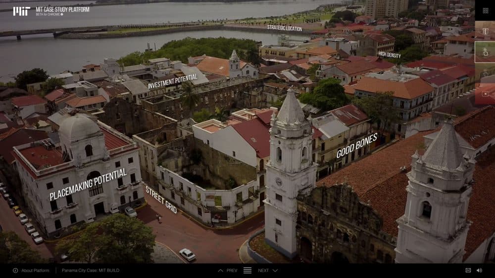 A screenshot from the Panama City case study (Courtesy MIT)