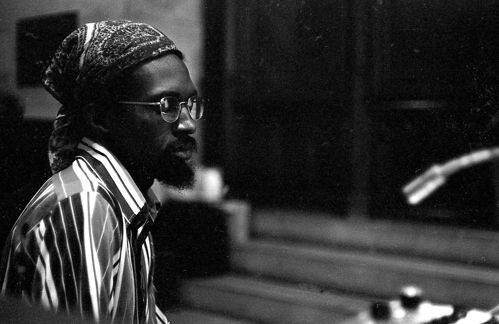 Rehearsal of Julius Eastman’s piece "Trumpet" at Buffalo Unitarian Church in 1972. (Ron Hammond)