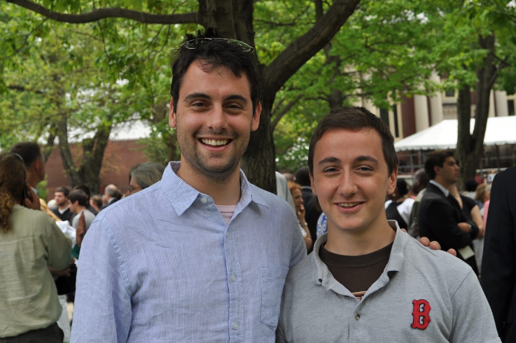Michael Goulding (left) with his brother Rick Goulding. (Courtesy Rick Goulding)