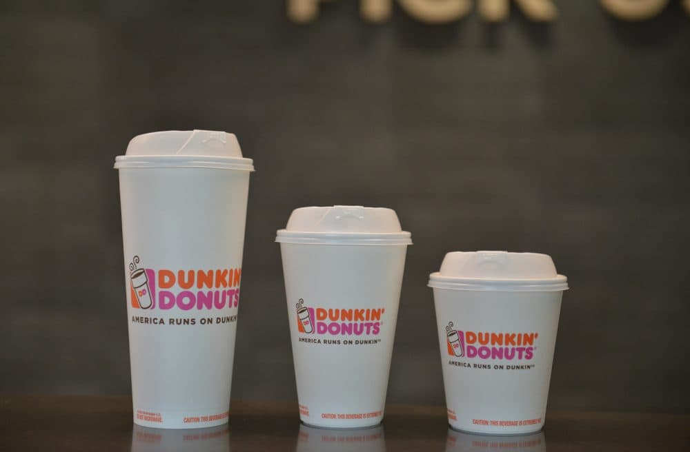 Dunkin' Donuts new double-walled paper cups (Courtesy Dunkin' Donuts)
