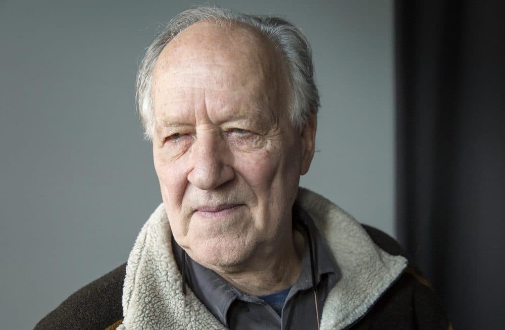 Filmmaker Werner Herzog. (Robin Lubbock/WBUR)