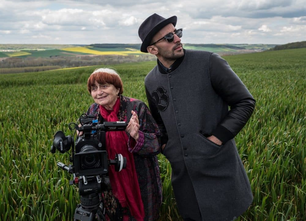 Filmmaker Agnès Varda with street artist JR. (Courtesy Cohen Media Group)