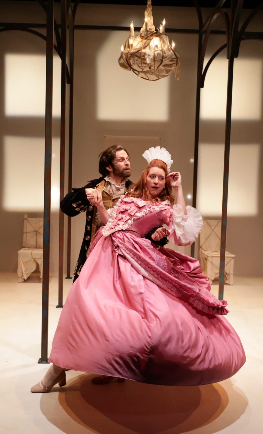 Jeff Marcus with Caroline Lawton in "Orlando." (Courtesy Mark S. Howard)