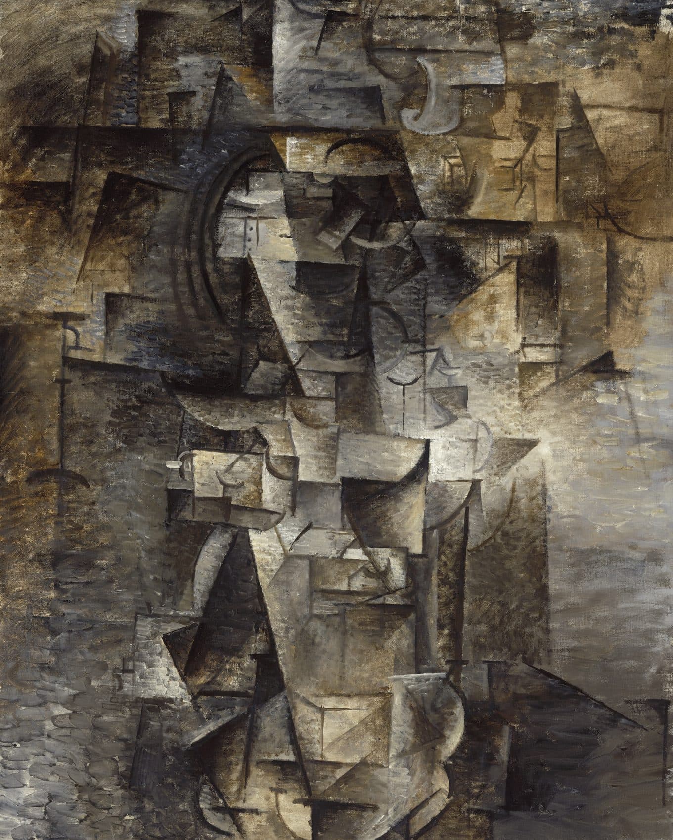 Pablo Picasso's "Portrait of a Woman," 1910. (Courtesy Estate of Pablo Picasso/Artists Rights Society, New  York/Museum of Fine Arts, Boston)