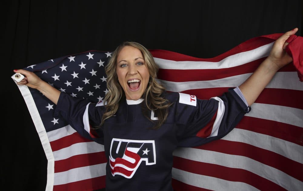 United States Olympic Winter Games Meghan Duggan, ice hockey, poses for a portrait at the 2017 Team USA Media Summit Tuesday, Sept. 26, 2017, in Park City, Utah. (Rick Bowmer/AP)