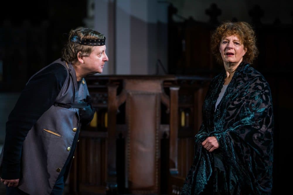 Steven Barkhimer and Paula Plum perform in the Actors' Shakespeare' Project's Richard III in Cambridge. (Nile Scott Shots)