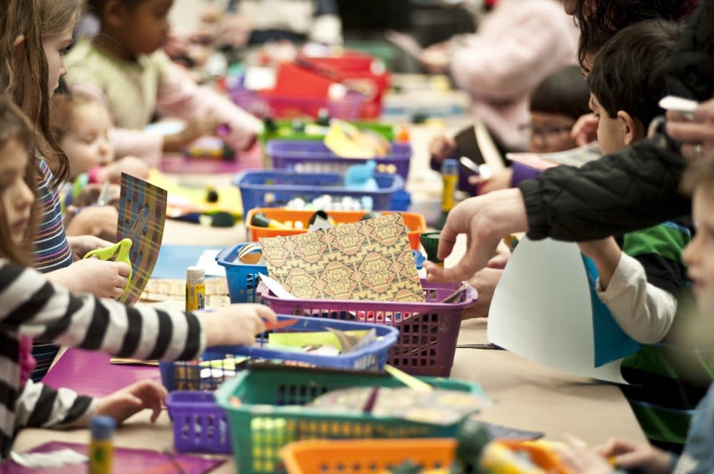 Kids make their own art at the MFA. Courtesy of © Museum of Fine Arts, Boston