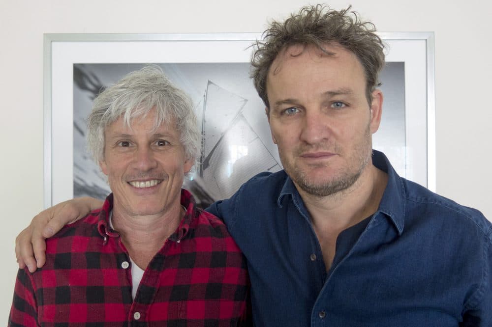 Director John Curran and actor Jason Clarke. (Andrea Shea/WBUR)