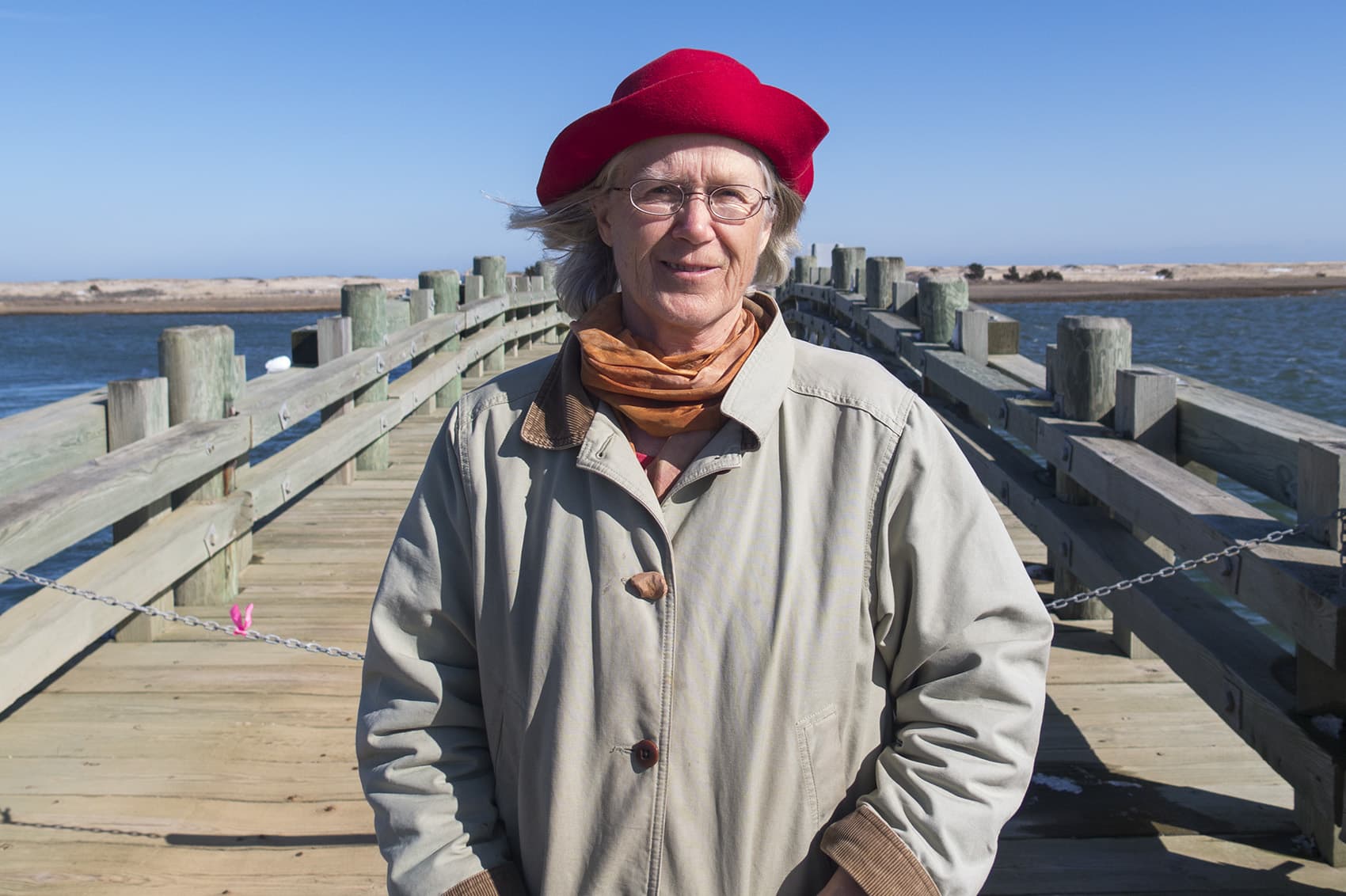 Chappaquiddick resident Margaret Knight. (Andrea Shea/WBUR)