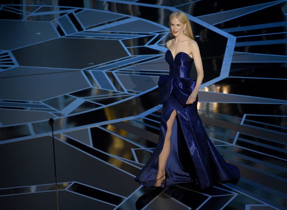 Nicole Kidman presents at the 90th annual Academy Awards Sunday night. (Chris Pizzello/Invision/AP)
