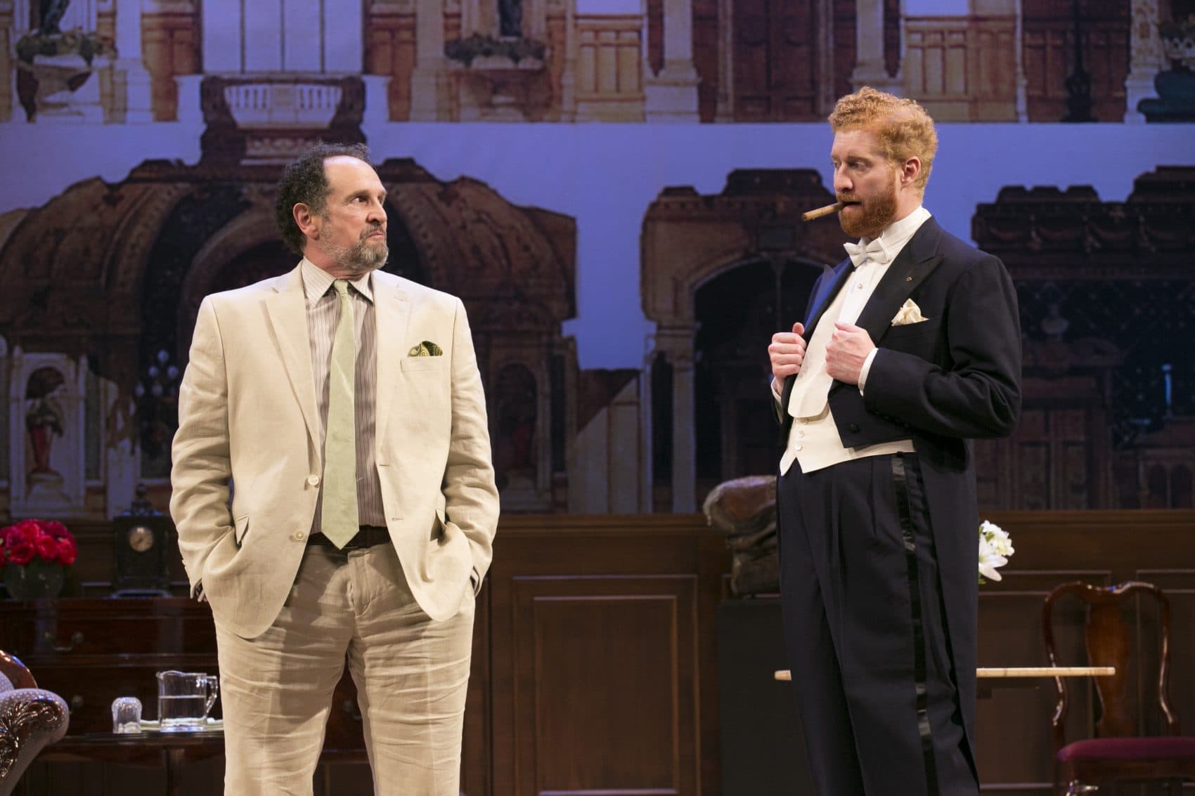 Jeremiah Kissel and Edward Hoopman in "Old Money." (Courtesy Evgenia Eliseeva)