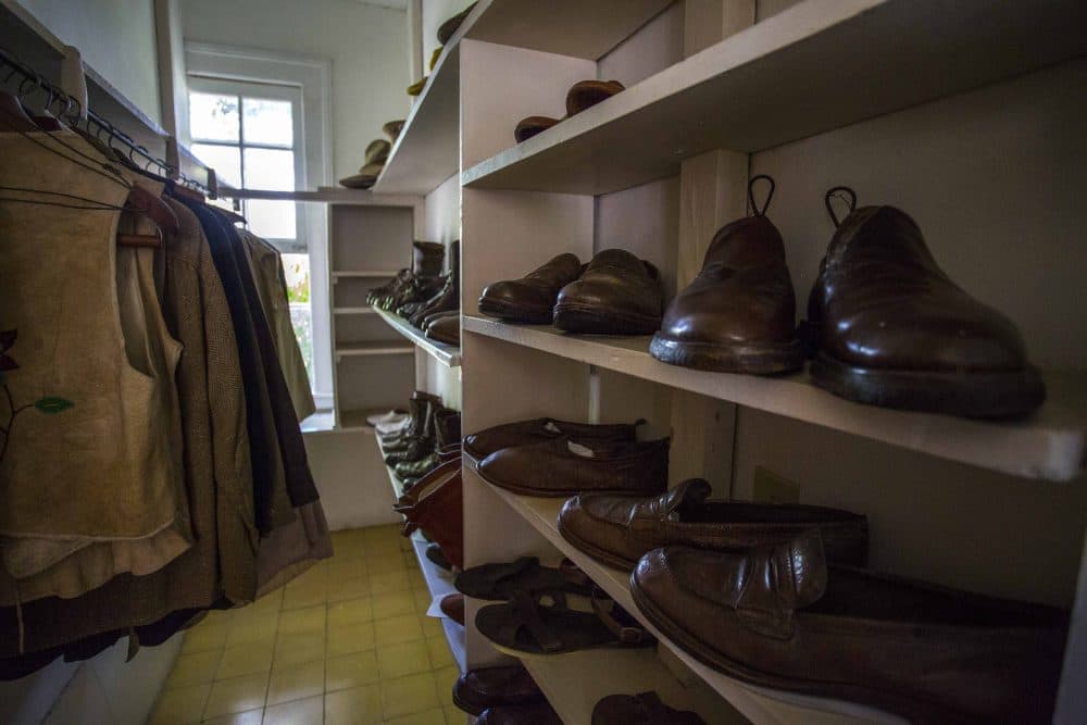 Ernest Hemingway's dressing room at Finca Vigía. (Desmond Boylan/AP)