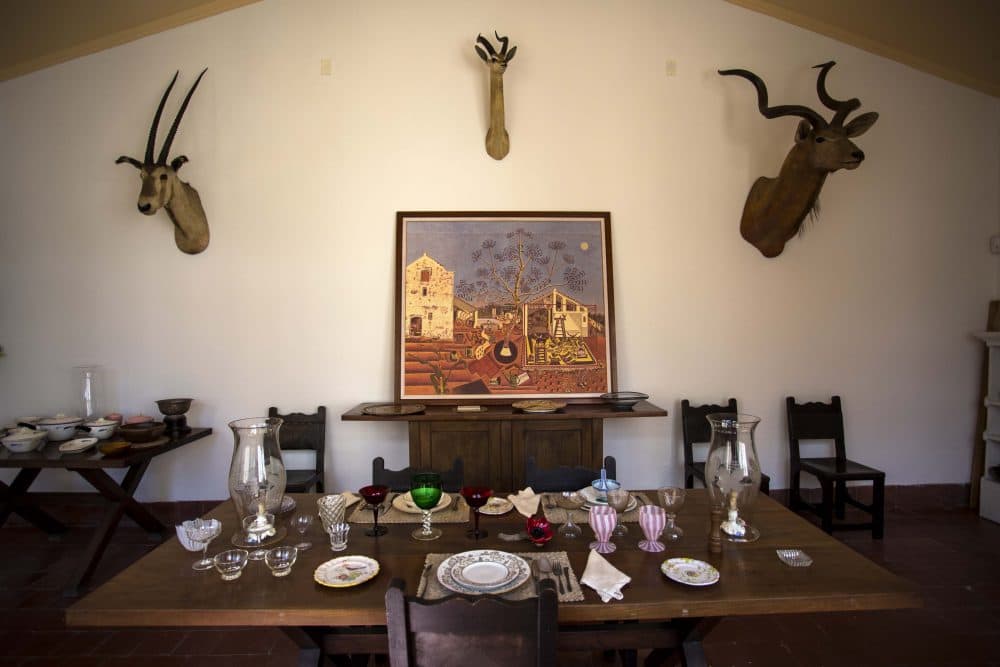 Writer Ernest Hemingway's dining room on display at Finca Vigía, his home in Havana, Cuba. (Desmond Boylan/AP)