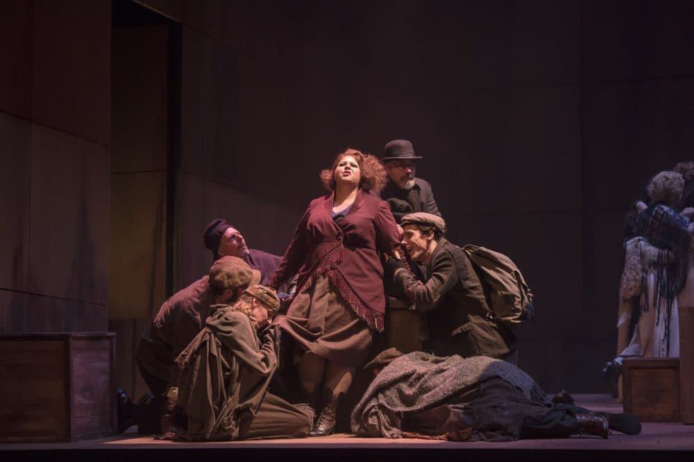 Michelle Trainor as Mrs. Peachum in the Boston Lyric Opera’s production of Weill and Brecht’s &quot;The Threepenny Opera.&quot; (Courtesy Liza Voll Photography)