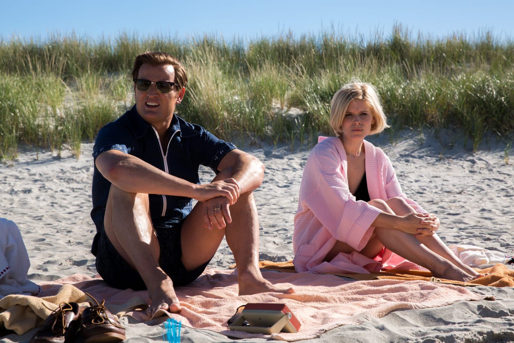 Jason Clarke as Ted Kennedy and Kate Mara as Mary Jo Kopechne in "Chappaquiddick." (Courtesy Claire Folger/Entertainment Studios)
