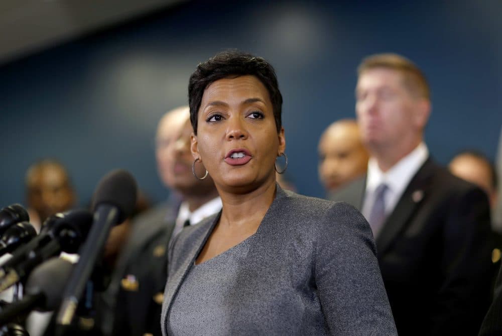 Atlanta Mayor Keisha Lance Bottoms speaks at a press conference in Atlanta, Thursday, Jan. 4, 2018. (David Goldman/AP)