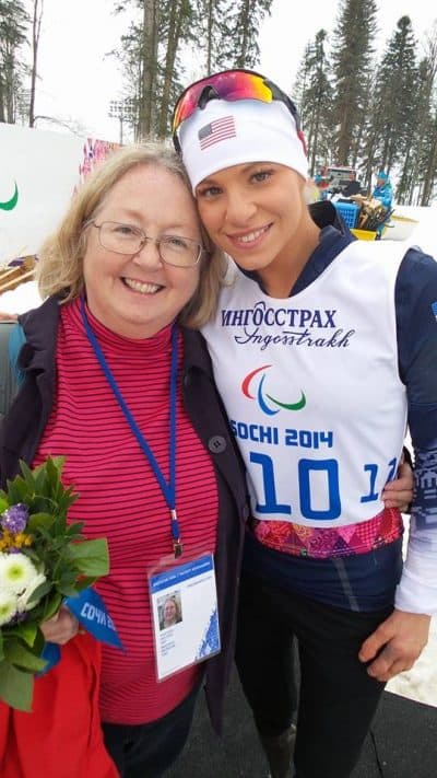 Oksana and Gay Masters at the 2014 Sochi Olympics. (Courtesy MoSwo PR)