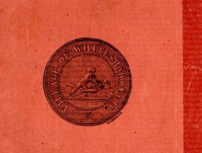 The seal of Whitesboro, New York, as depicted in 1884. (Courtesy Village of Whitesboro, New York)