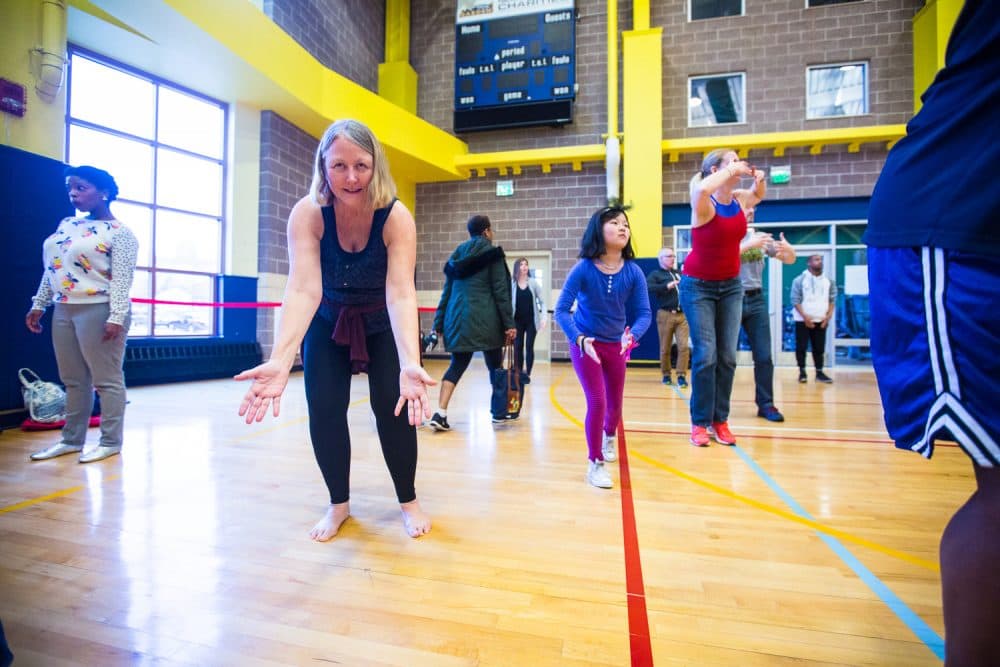 Which of these is not like the others? The dance moves at the Ailey community workshop are about to tell us. (Courtesy Robert Torres/Celebrity Series)