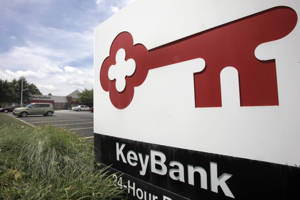 The Key Bank branch is seen in Beachwood, Ohio on Thursday, July 22, 2010. KeyCorp reported its first quarterly profit in two years Thursday, July 22, 2010, with fewer soured loans, more income from fees and better cost controls.(AP Photo/Amy Sancetta)