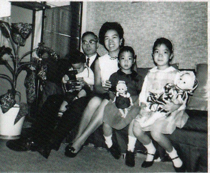 A photo of the author with his family. (Photo courtesy H.L.M. Lee)