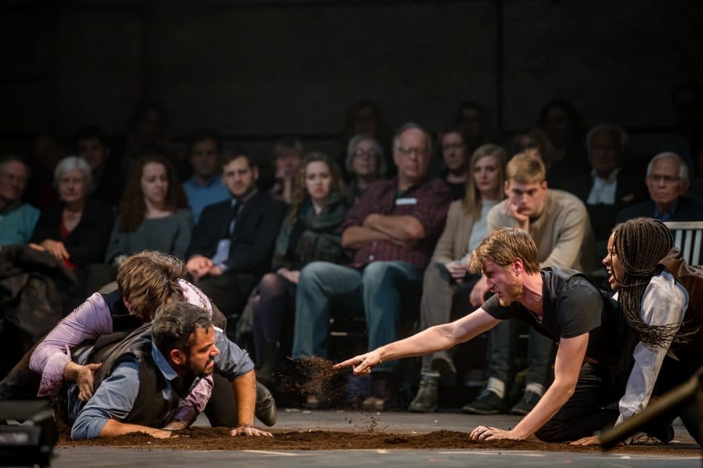 The ensemble of Bedlam's &quot;Hamlet.&quot; (Courtesy Randall Garnick Photography/ArtsEmerson)