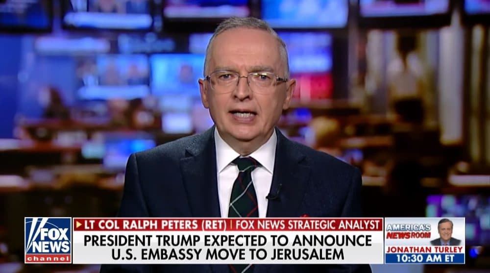 An &quot;ashamed&quot; Fox News analyst quits, calling the network a &quot;propaganda machine.&quot; Has Fox finally become too extreme even for staunch conservatives?
 In this screen grab, Ralph Peters appears on Fox News in Dec. 2017. (Youtube/Fox News)