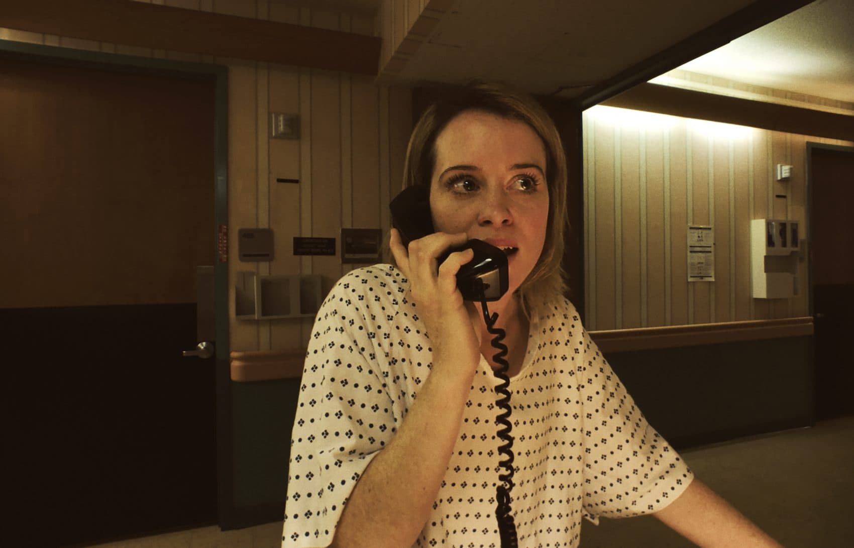 Claire Foy as Sawyer Valentini in Steven Soderbergh’s "Unsane." (Courtesy Fingerprint Releasing/Bleecker Street)