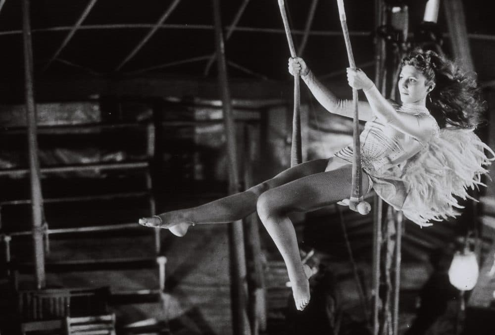 Solveig Dommartin in &quot;Wings of Desire.&quot; (Courtesy Harvard Film Archive)