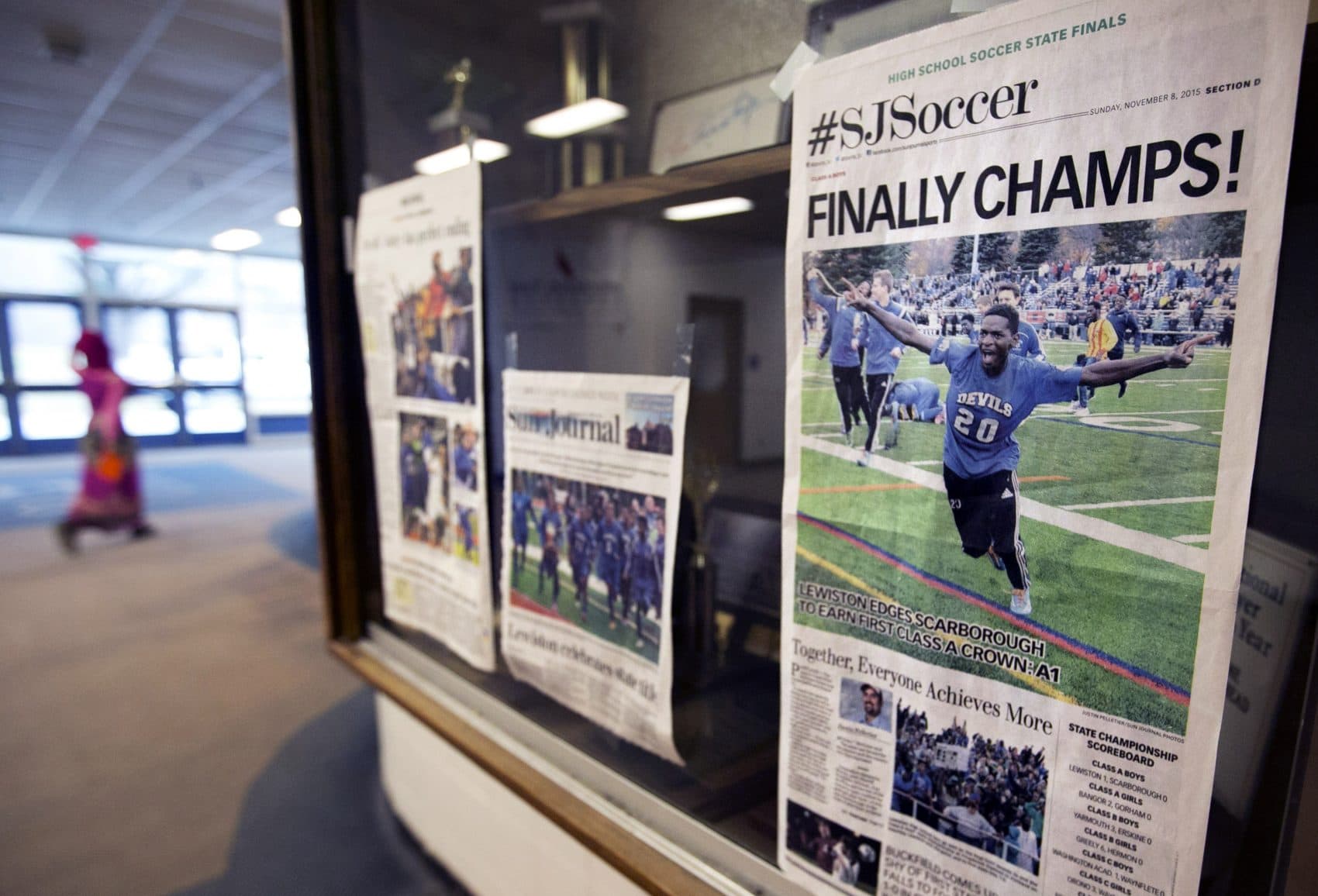 "I told them that for us to be a team, this is how we had to be: we had to practice together. We had to play together this way," Mike McGraw says. "We couldn’t be one group and another group." (Robert F. Bukaty/AP)