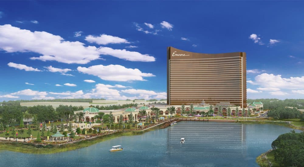 A rendering of the Encore Boston Harbor. (Courtesy Wynn Resorts)