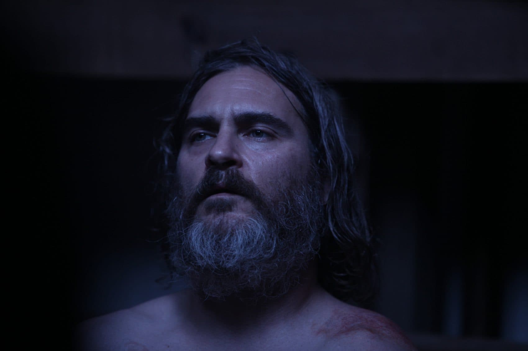 Joaquin Phoenix in the thriller "You Were Never Really Here." (Courtesy StudioCanal)