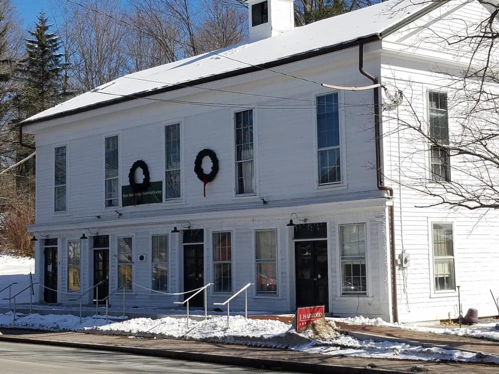 The old town hall in West Stockbridge, Massachusetts. Adam Frenier/NEPR)