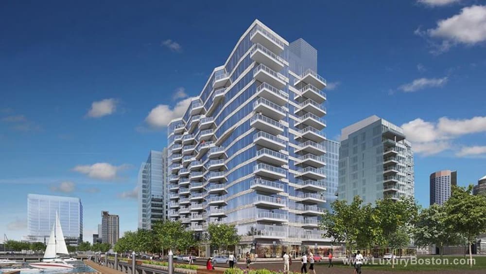 A rendering of 50 Liberty in the Seaport. (Courtesy Fallon Company)