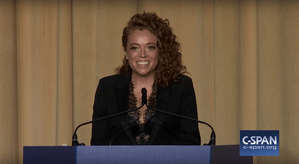 Michelle Wolf, pictured at the 2018 White House Correspondents' Dinner. (C-SPAN/YouTube)
