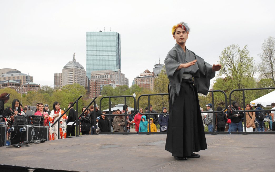 A performer at last year's Japan Festival in Boston Common. (Courtesy Japan Festival)