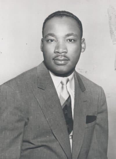 Martin Luther King Jr. in 1955 (Courtesy BU Photography)