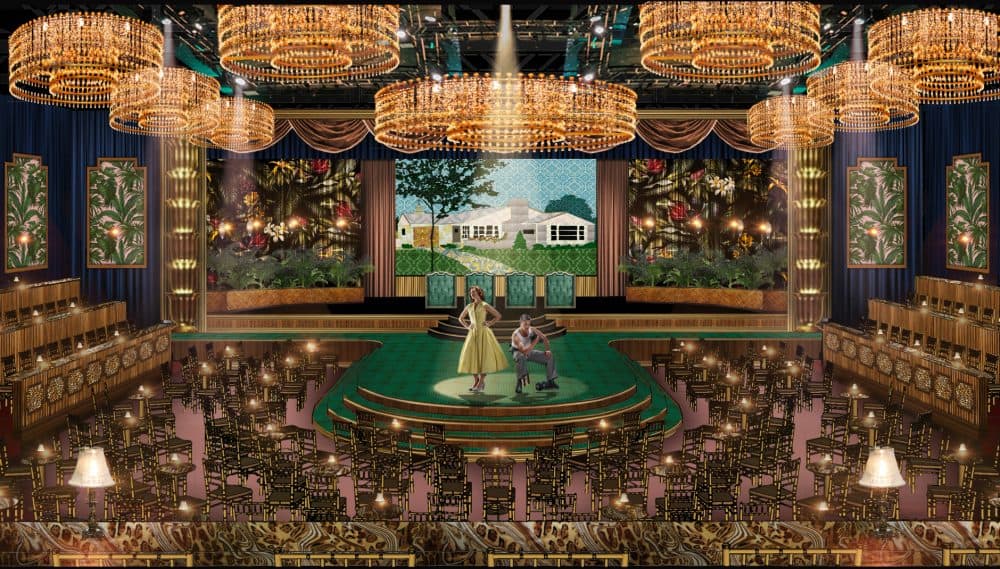 A rendering of the set for the BLO's production of &quot;Trouble in Tahiti.&quot; (Courtesy BLO)