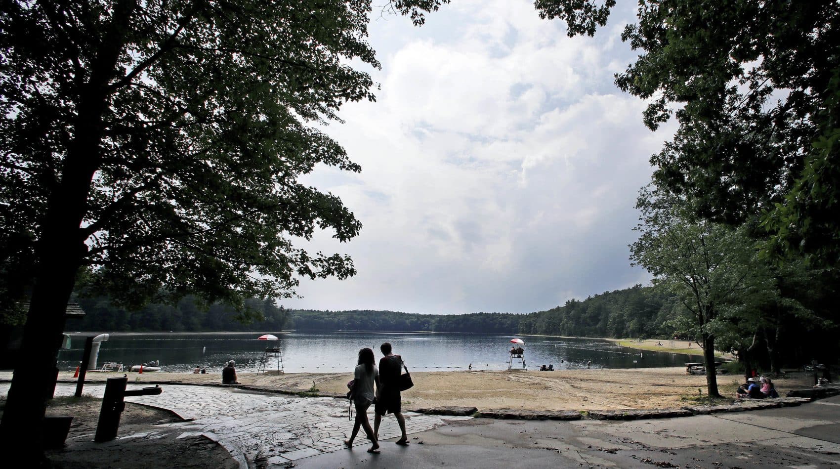 Walden Pond IRL in Concord (Charles Krupa/AP)