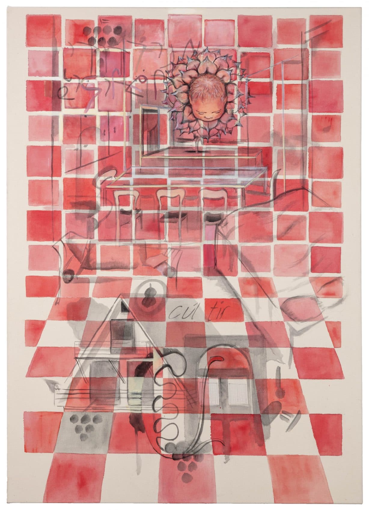 Allison Katz's painting titled "Wheezy." (Courtesy of the artist)