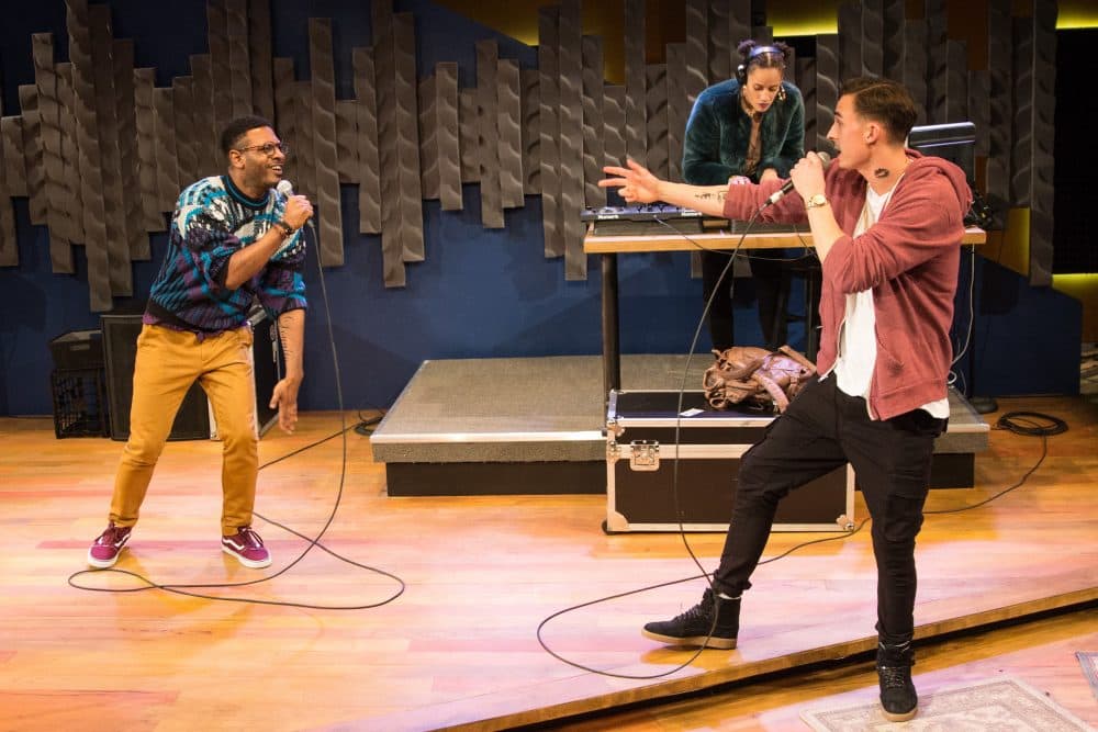 The cast of Company One's "Hype Man." (Courtesy Paul Fox/Company One)