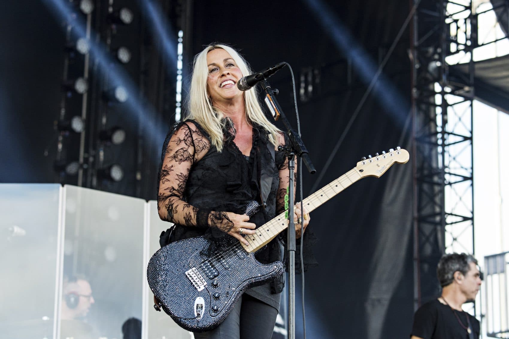 Alanis Morissette performing in San Diego on Sept. 17, 2017. (Amy Harris/Invision/AP)