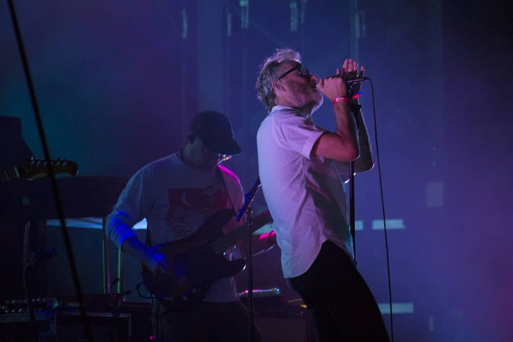 Matt Berninger of The National. (Jesse Costa/WBUR)